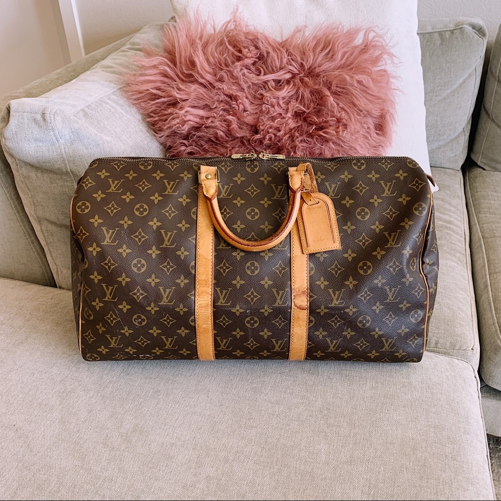 Louis Vuitton Vintage Keep-all/ Speedy 50